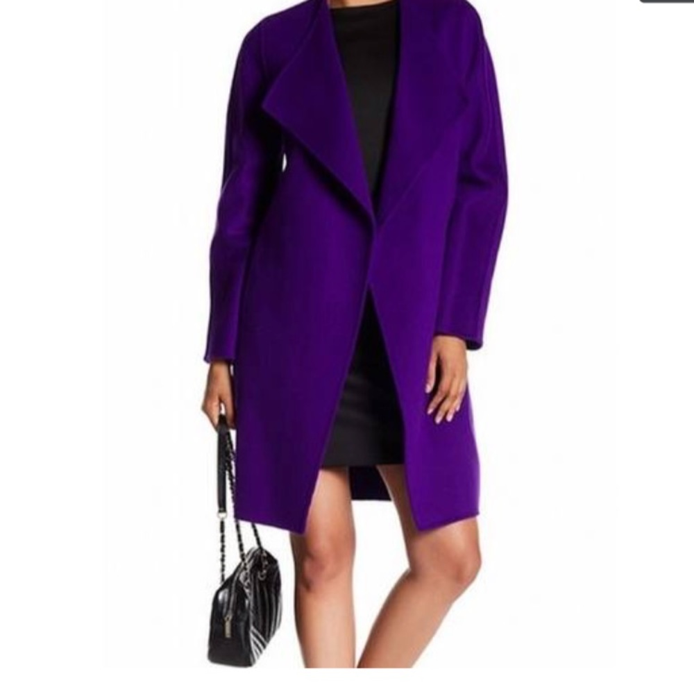 purple mirage wool coat!